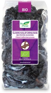 Bio Planet Śliwki kalifornijskie suszone bez pestek BIO 1 kg
