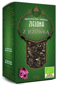 Dary Natury Herbata Zielona Z Jeżówką Bio 80 g