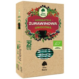 Dary Natury Herbatka żurawinowa BIO 25 x 2,5 g
