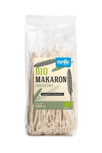 Niro Makaron orkiszowy spaghetti luksusowy BIO 250 g