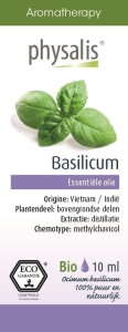 Physalis Olejek eteryczny Basilicum (Bazylia pospolita) EKO 10 ml