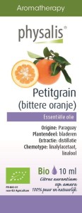 Physalis Olejek eteryczny Petitgrain (Drzewo Pomarańczowe) EKO 10 ml