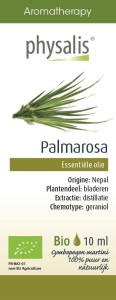 Physalis Olejek eteryczny Palmarosa (Palczatka imbirowa) EKO 10 ml