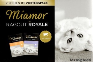 Miamor Ragout Royale Mix Galaretka Kitten - drób, wołowina saszetki 12x100 g