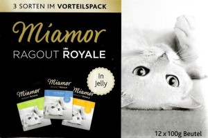 Miamor Ragout Royale Mix Galaretka - kurczak, królik, tuńczyk saszetki 12x100 g