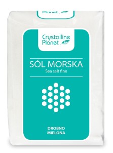 Crystalline Planet Sól Morska Drobno Mielona 600 g