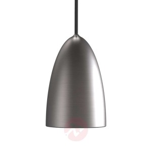 Lampa wisząca LED Nexus, Ø 10cm, stal szczotkowana