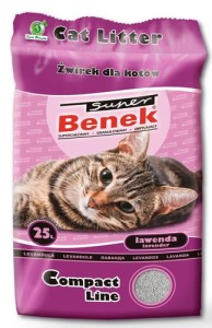 Super Benek Compact Zapachowy Lawenda (ciemny fiolet) 25 l