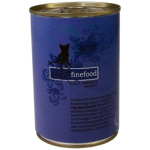 Catz Finefood N.17 Drób i Krewetki puszka 400 g