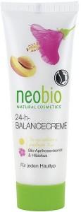 Neobio Krem do twarzy pestki moreli, hibiskus EKO 50 ml