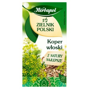 Herbapol Zielnik Polski Koper włoski Herbatka ziołowa 40 g (20 torebek)