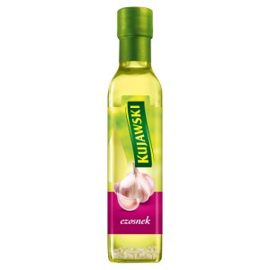 Kujawski Olej rzepakowy z pierwszego tłoczenia z czosnkiem 250 ml