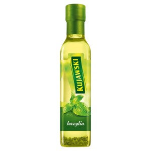 Kujawski Olej rzepakowy z pierwszego tłoczenia z bazylią 250 ml