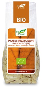 Bio Planet Płatki migdałowe (migdały cięte) BIO 100 g