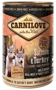 Carnilove Wild Meat Salmon & Turkey Puppy - łosoś i indyk puszka 400 g
