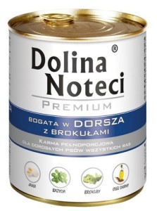 Dolina Noteci Premium Pies Dorsz i brokuły puszka 800 g