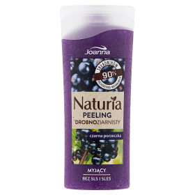 Joanna Naturia Peeling drobnoziarnisty czarna porzeczka 100 g