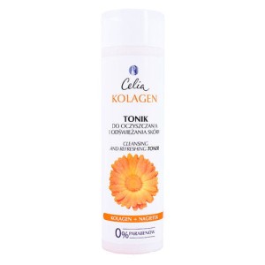 Celia Kolagen Tonik do oczyszczania i odświeżania skóry 200 ml