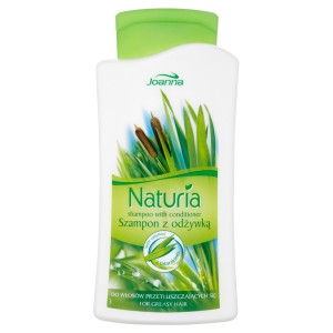 Joanna Naturia Szampon z odżywką z tatarakiem do włosów przetłuszczających się 500 ml
