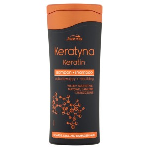 Joanna Keratyna Szampon włosy szorstkie matowe łamliwe i zniszczone 200 ml