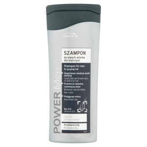 Joanna Power Hair Szampon do siwych włosów dla mężczyzn 200 ml