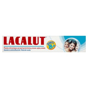 Lacalut Pasta chroniąca przed próchnicą nowe zęby stałe dla dzieci od 8 lat 50 ml