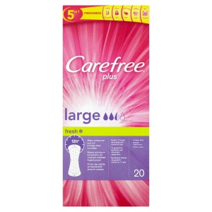 Carefree Plus Large Fresh Wkładki higieniczne 20 sztuk