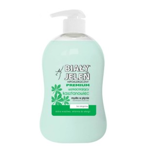 BIAŁY JELEŃ Mydło w płynie PREMIUM Kasztanowiec 500 ml