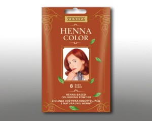 VENITA Henna do włosów saszetka kolor 8 rubin