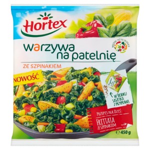 Hortex Warzywa na patelnię ze szpinakiem 450 g