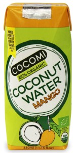Cocomi Woda kokosowa o smaku mango BIO 330 ml