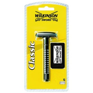 WILKINSON Classic, Maszynka do golenia + zestaw 5 żyletek