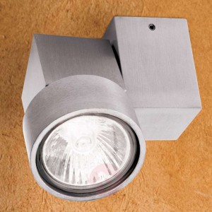 Jednopunktowy spot halogenowy Zarina z aluminium