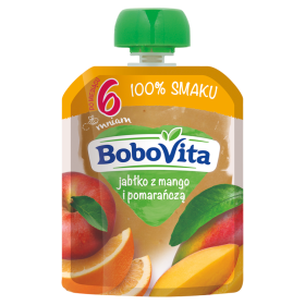 BoboVita Jabłko z mango i pomarańczą po 6 miesiącu 80 g