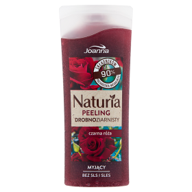 Joanna Naturia Peeling drobnoziarnisty czarna róża 100 g
