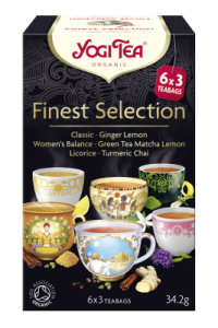 Yogi Tea Herbatka Ekspresowa Finest Selection (Mix Herbatek) BIO (9 x 2 TOREBKI) 34,6 g