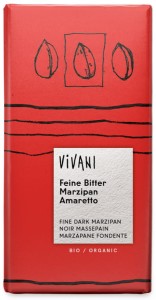 Vivani Czekolada gorzka z marcepanem amaretto BIO 100 g