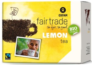 Oxfam Herbata Czarna Cytrynowa Ekspresowa Fair Trade Bio (20 x 1,8 g) 36 g