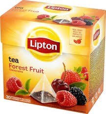 Lipton herbata czarna aromatyzowana owoce leśne 20 torebek