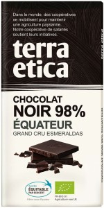 Terra Czekolada gorzka 98 % BIO 100 g