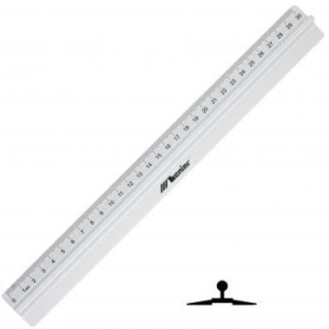 Leniar Linijka z uchwytem 20 cm