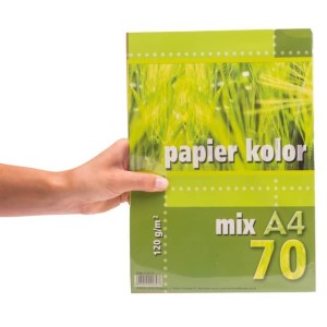 Kreska Papier A4 120 g 70 arkuszy kolor mix