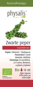 Physalis Olejek eteryczny Zwarte Peper (Pieprz czarny) EKO 10 ml