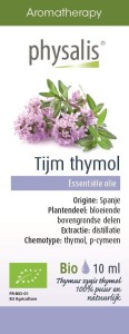 Physalis Olejek eteryczny Tijm Thymol (Tymianek Thymus Zygis Thymol) EKO 10 ml