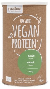 Purasana Izolat białka grochu bezglutenowy BIO 400 g