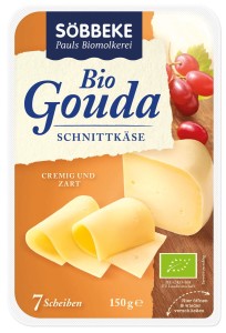 Sobbeke Ser gouda plastry BIO 150 g