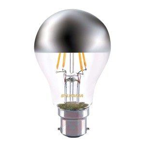 B22 4 W 827 lampa z LED z zakończeniem lustrzanym