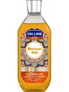 On Line Senses olejkowy żel pod prysznic Maroccan Gold 500 ml