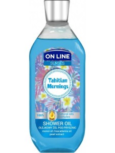 On Line Senses olejkowy żel pod prysznic Tahitian Mornings 500 ml