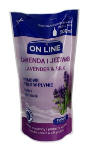 On Line Probiotic Formula mydło kremowe zapas Lawenda i Jedwab 500 ml